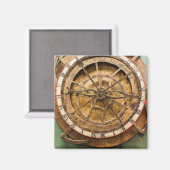 アンティーククロック顔，ドイツ マグネット (正面/裏面)