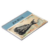 アンティークグラモールジャーナルLBDリトルブラックドレス ノートブック (左側)