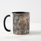 アンティークグランジヴィンテージオールドハンドメイドウールカーペットシー マグカップ (左)