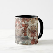 アンティークグランジヴィンテージオールドハンドメイドウールカーペットシー マグカップ (正面右)