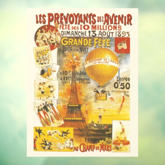 アンティークグランドフェートフェアポスター ウィンドウサイン (シート3)