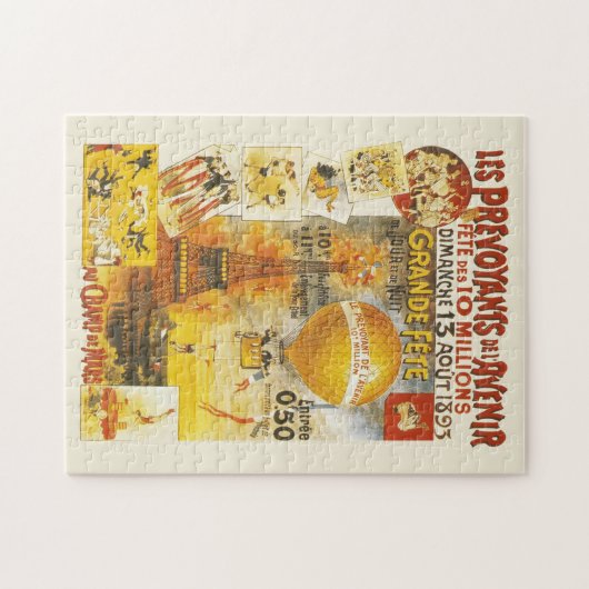 アンティークグランドフェートフェアポスター ジグソーパズル (横)