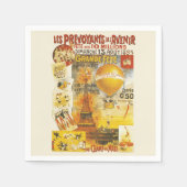 アンティークグランドフェートフェアポスター スタンダードカクテルナプキン (正面)