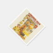 アンティークグランドフェートフェアポスター スタンダードカクテルナプキン (角)