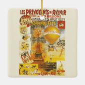 アンティークグランドフェートフェアポスター セラミックオーナメント (裏面)