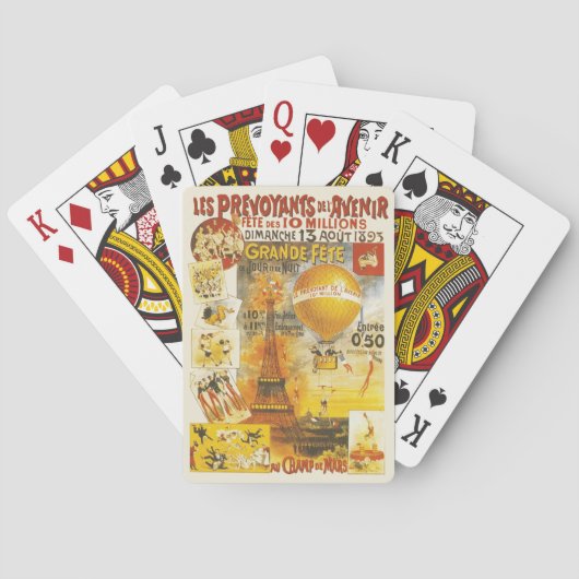 アンティークグランドフェートフェアポスター トランプ (裏面)