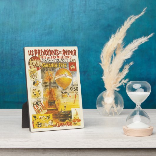 アンティークグランドフェートフェアポスター フォトプラーク (側面)