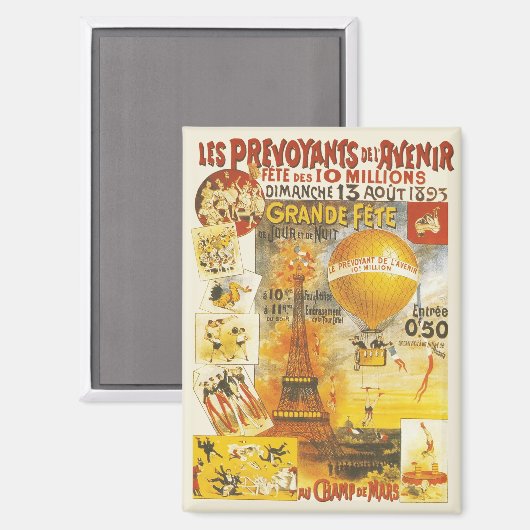 アンティークグランドフェートフェアポスター マグネット (正面/裏面)