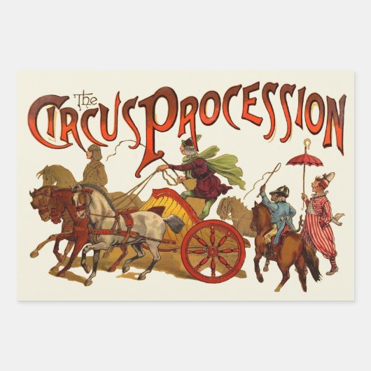 アンティークグランドフェートフェアポスター ラッピングペーパーシート (正面2)