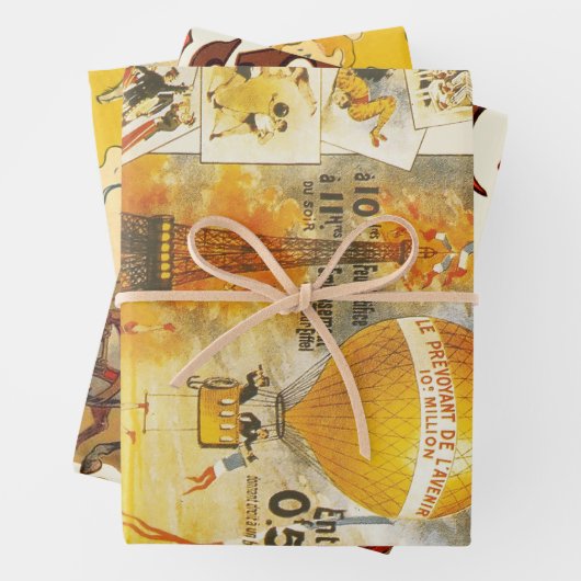 アンティークグランドフェートフェアポスター ラッピングペーパーシート (インサイチュ)