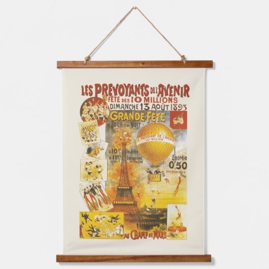 アンティークグランドフェートフェアポスター 吊り下げ型タペストリー (正面)