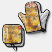 アンティークグランドフェートフェアポスター 鍋つかみ&鍋敷きセット (正面/裏面)