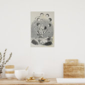 アンティークグランドヴィルユーモア天文学ジャグリング ポスター (キッチン)