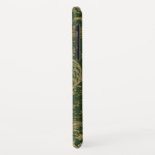 アンティークグリーンと金ゴールドiPhone XRケース Case-Mate iPhoneケース (裏面/左)