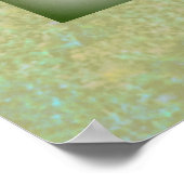 アンティークグリーンクワンインポスター ポスター (角)