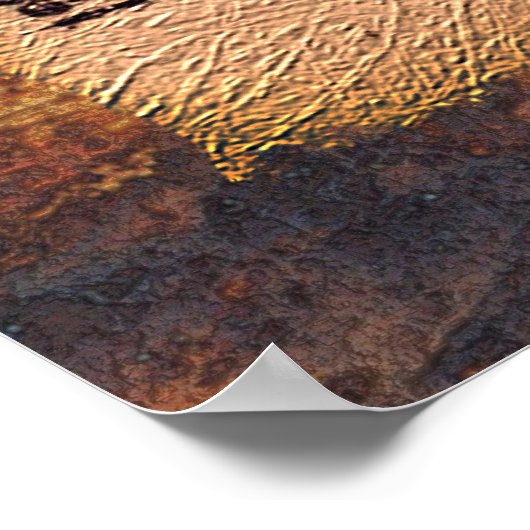 アンティークグレゴリオ聖歌シート音楽アートポスター ポスター (角)