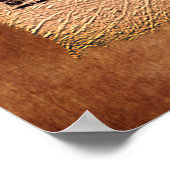 アンティークグレゴリオ聖歌シート音楽アートポスター ポスター (角)