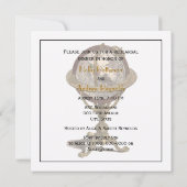 アンティークグローブホワイトBG SQリハーサルDin 招待状 (裏面)