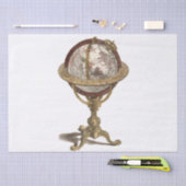 アンティークグローブ、白BG 薄葉紙 (クラフト)