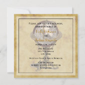 アンティークグ動揺してローブBG SQリハーサルDin 招待状 (裏面)