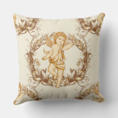 アンティークケルブリースパターン装飾用クッション クッション (裏面)