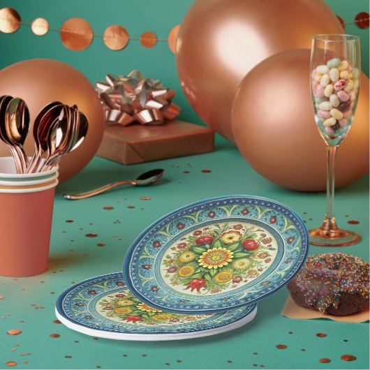 アンティークコルニロブブラザーズ磁器紙プレート ペーパープレート (複数)