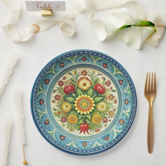 アンティークコルニロブブラザーズ磁器紙プレート ペーパープレート (ウェディング)