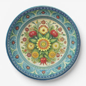 アンティークコルニロブブラザーズ磁器紙プレート ペーパープレート (正面)