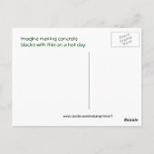 アンティークコンクリートメーカーはがきカスタマイズ- ポストカード (裏面)