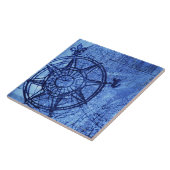 アンティークコンパスバラ タイル (側面)