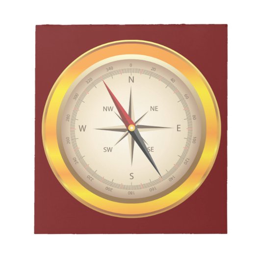 アンティークコンパス ノートパッド (正面)