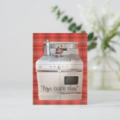 アンティークコンロ葉書31413カスタマイズ-  ポストカード (スタンド正面)