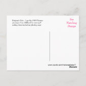 アンティークコンロ葉書31413カスタマイズ-  ポストカード (裏面)