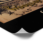 アンティークコーヒーのブリキのポスター ポスター (角)