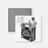 「アンティークコーヒーグラインダー」 マグネット (正面/裏面)