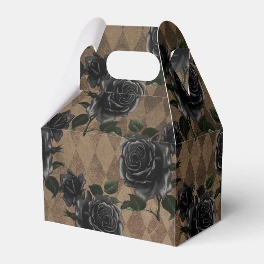 アンティークゴシックバラ フェイバーボックス (正面サイド)