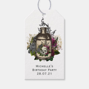 アンティークゴシックフローラボトル ギフトタグ