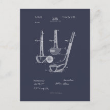 アンティークゴルフクラブ1900、特許スケッチ