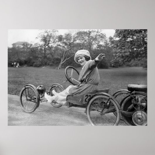 アンティークゴーカート、1900年代初頭 ポスター (正面)