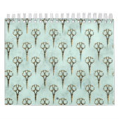 アンティークゴールデンシザーヴィンテージ美容院 カレンダー (カバー)