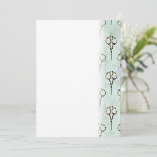 アンティークゴールデンシザーヴィンテージ美容院 セーブザデート (スタンド正面)