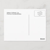 アンティークゴールドウォーターラベル ポストカード (裏面)