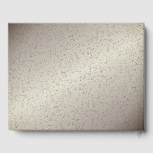 アンティークゴールドグリッターゲストブック ゲストブック (裏面)