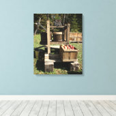 アンティークサイダープレス キャンバスプリント (インサイチュ (ウッドフロア))