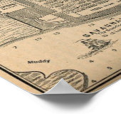 アンティークサバンナシティプラン ポスター (角)