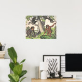 アンティークサルプリント ポスター (ホームオフィス)