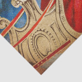 アンティークサンタティッシュまたはデコページ紙 薄葉紙 (詳細)