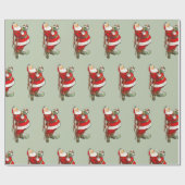 アンティークサンタラッピング紙 ラッピングペーパー (フラット)