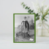 アンティークサンパトリック、ヘビと聖書 ポストカード (スタンド正面)