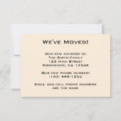 アンティークサンフランシスコ市地図、住所の変更 招待状 (裏面)